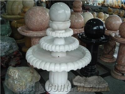 Marble Fountain with Ball Floating Ball Fountains