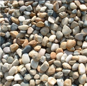 Mixed Color River Pebble Stone