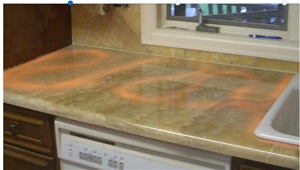 Natural Stone Backlit Polished Honey Onyx Kitchen Countertop