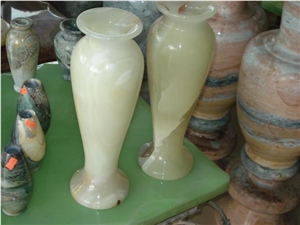 Onyx Flower Pot, Home Decorative Vases