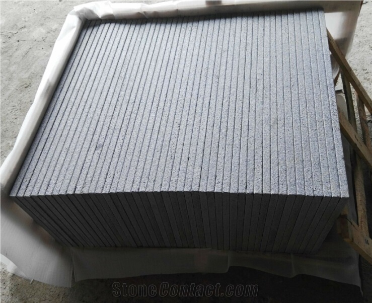 Fujian Grey Granite G654 Tile & Slab , Sesame Grey, China Light Grey Granite, China Impala,