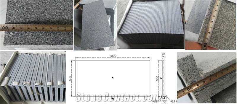 Fujian Grey Granite G654 Tile & Slab , Sesame Grey, China Light Grey Granite, China Impala,