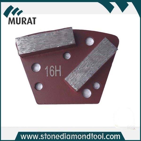 401212mm Trapezoid Diamond Floor Polishing Pads for Diamatic Grinder
