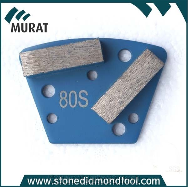 401212mm Trapezoid Diamond Floor Polishing Pads for Diamatic Grinder