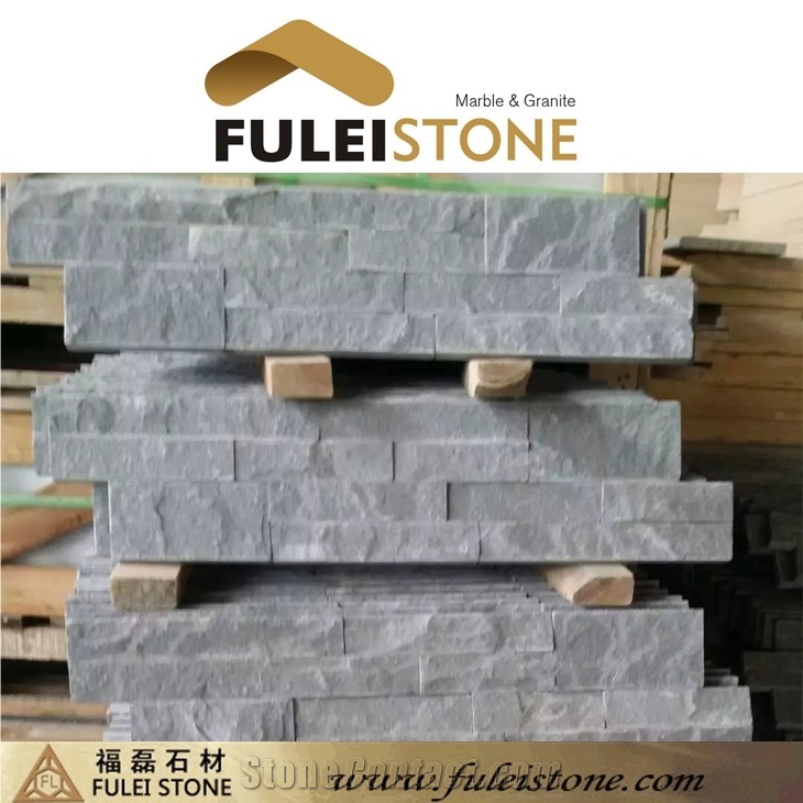 Manufacturer Black Natural Stone Cultured Slate Tile for Wall Cladding