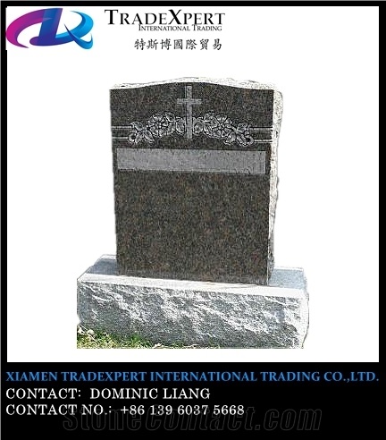 Hot Sale Granite Cross Tombstone,,Personal Memorials Headstone