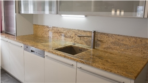 Sivakasi Gold Granite Kitchen Countertops