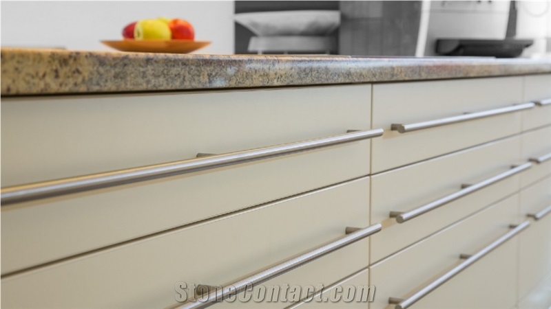 Sivakasi Gold Granite Kitchen Countertops
