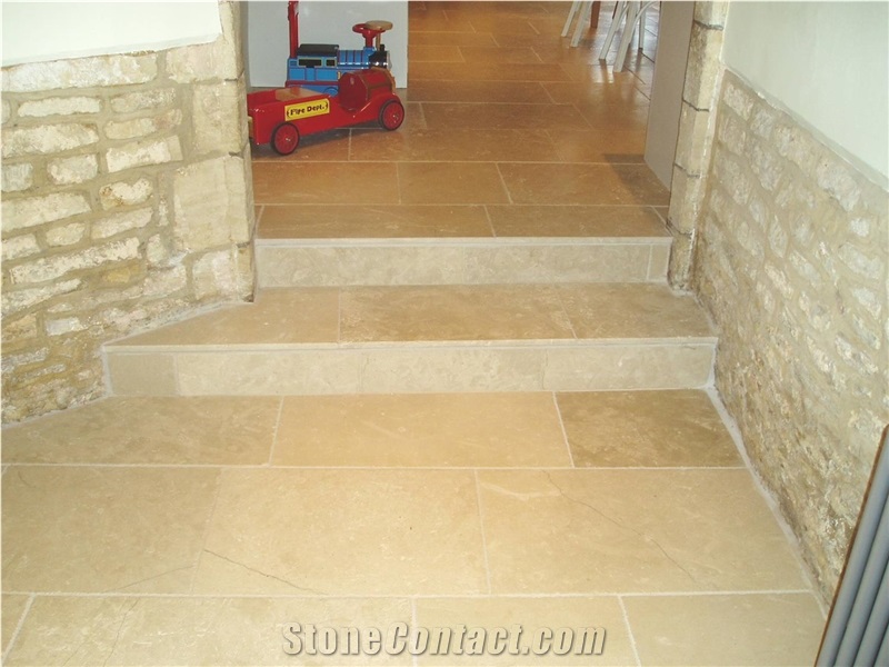 St Briare Limestone Chipped Edge Floor Tiles