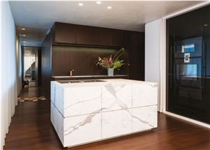 Statuary Extra Marble Kitchen Countertop
