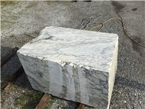 Arabescato Marble Blocks, White Italy Marble Blocks