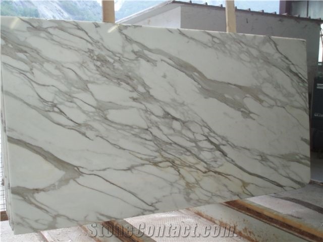 Calcatta Marble Tiles & Slabs, White Marble Floor Tiles, Wall Tiles