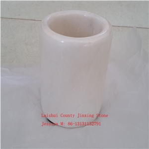 Bathroom Tumbler /White Marble Tumbler /Marble Cup /Marble Drink Cup