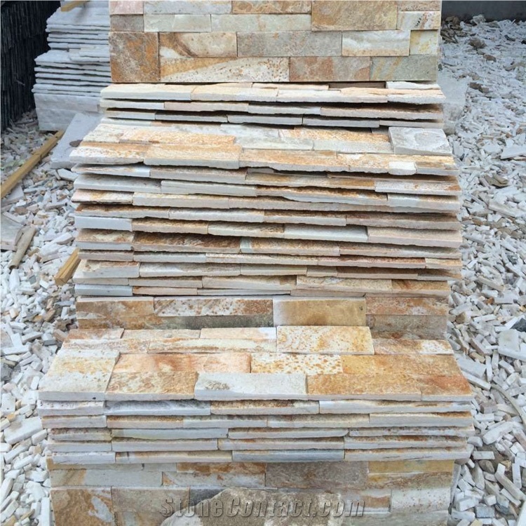 Hhsc4-001 on Sale China Natural Stone Slate Cultured Stone/Wall Cladding/Stacked Stone Wall Panel/Manufactured Stone Veneer