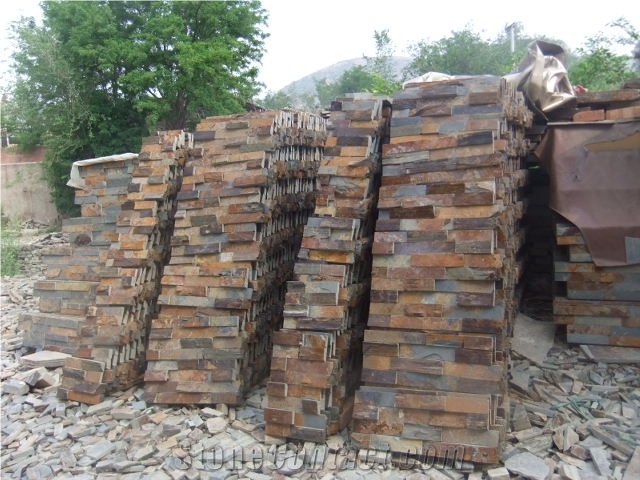 Hhsc4-004 Rusty Quartzite Culture Stone/Wall Cladding/Stone Veneers/ Wall Panels