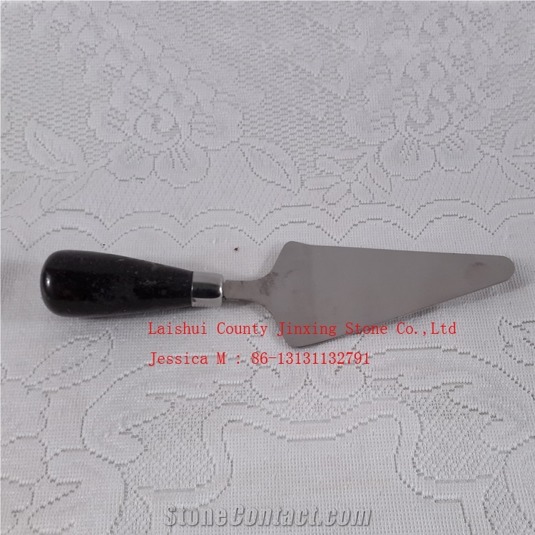 Marble Cheese Knifes, Cheese Cutter with Marble Handle