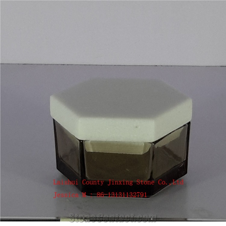 Marble Lids for Glass Jar / Stone Lids for Glass Jars