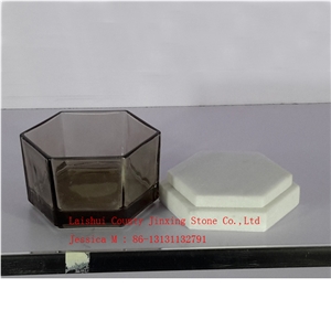 Marble Lids for Glass Jar / Stone Lids for Glass Jars