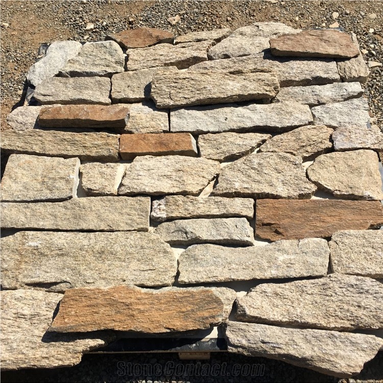 Smc-Fs068 China Loose Stone /Fieldstone/Loose Strip Stone Veneer/Natural Granite Stacked Stone/ Wall Cladding/Random Loose Cultured Stone Wall Stone