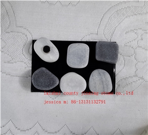 Stone Magnets / Grey Marble Kitchen Accessories