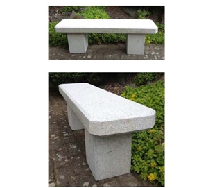 Straight Granite Bench for Gardens