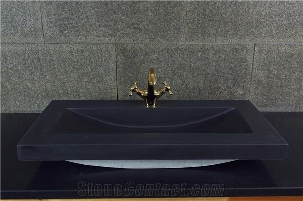 Black Granite Bath Top And Wash Basin Black Granite Top And