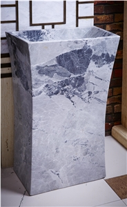 Marble Stand Washbasin and Bathroomsink/ Whole Piece Stand Washbasin and Bathroom Sink/Pedestal Sinks