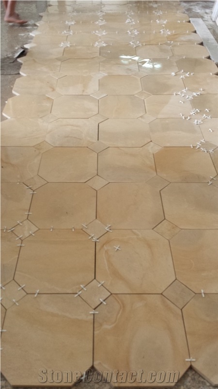 Tunisian Yellow Beige Cream Samarcanda Limestone Tile & Slab