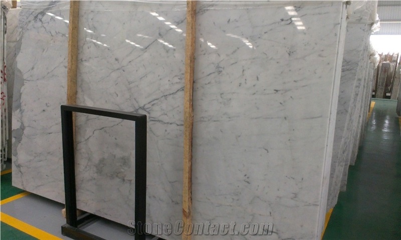Carrara White Marble Stone Slabs & Tiles, Italy White Marble