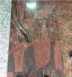 Multicolor Red Granite Tile & Slab, India Red Granite
