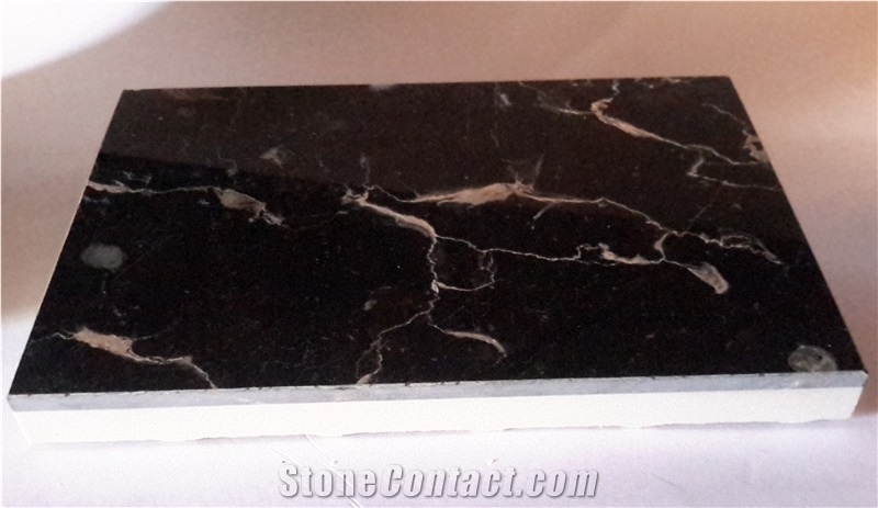 Athena Black Marble Composite Slab