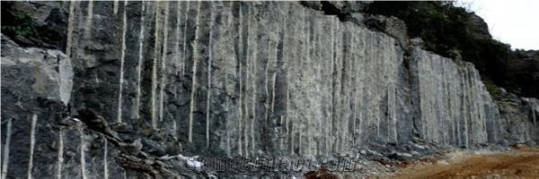 China Black Marble Silver Dragon Slabs & Tiles Blocks Nature Stone Straight Veins 18mm