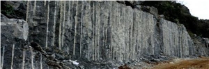 China Black Marble Silver Dragon Slabs & Tiles Blocks Nature Stone Straight Veins 18mm