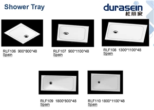 Acrylic Solid Surface Shower Tray Base