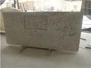 Rose White Granite Countertop, White Granite Kitchen Top