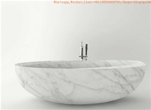 Bianco Carrara Baths,White Jade Baths,White Marble Baths,White Marble Factory
