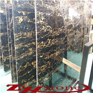 Black Portoro,Portoto Nero Giallo,Macchia Larga Marble Tiles&Slabs,Polished Marble Skirting , Floor&Wall Covering