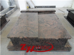 Juparana Pink Granite ,Polished Granite ,Tombstone ,Monument ,Western Style Monuments