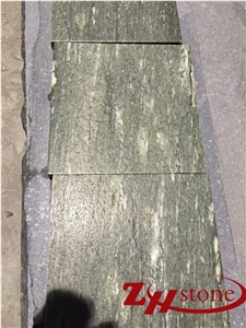 Leather Surface Pergola Green Granite Tile