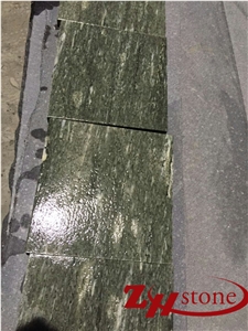 Leather Surface Pergola Green Granite Tile