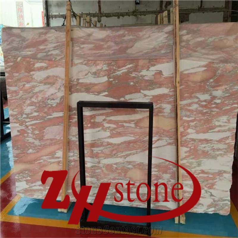 Own Factory Good Quality Rosso Marfilia Marble Tiles & Slabs/ Marble Wall Covering Tiles/ Marble Floor Covering Tiles