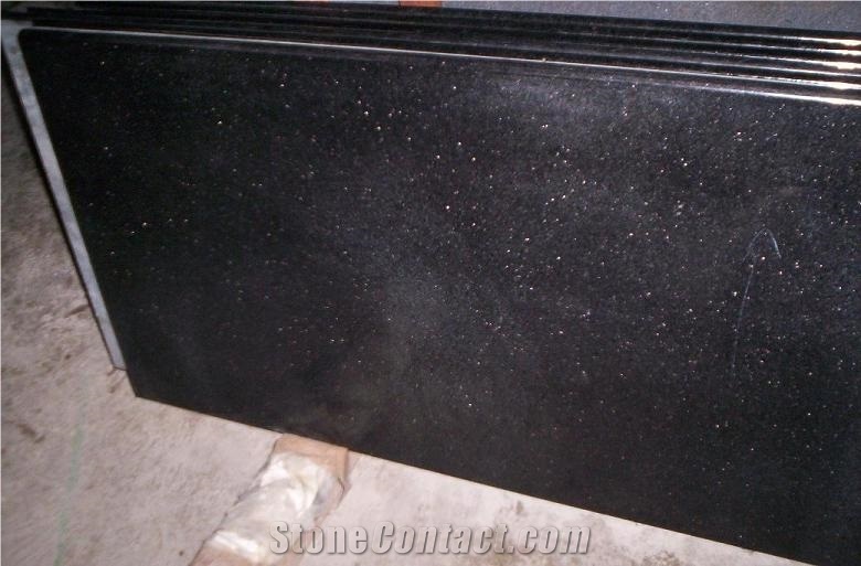 Black Galaxy Granite Slab,Tile,Flooring,Paving,Wall Tile