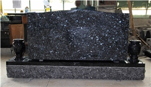 Blue Pearl Granite Tombstone,Granite Memorial,Granite Mounment,Granite Headstone, Granite Memorial,Headstone,Euro Tombstone