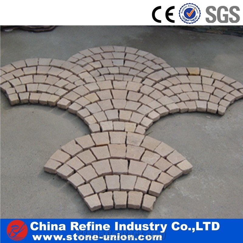 Sector Granite Paver for Sale , Granite Paving Stone Wholesale,Cobble Stone,Cube Stone,Paving Sets,Floor Covering