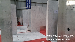 Bianco Carrara Marble Tiles & Slabs, Prelay for Bath Room Area in Hotel