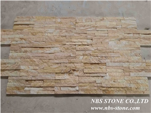 China Yellow Wood Sandstone Tile & Slab Sandstone Floor Tiles