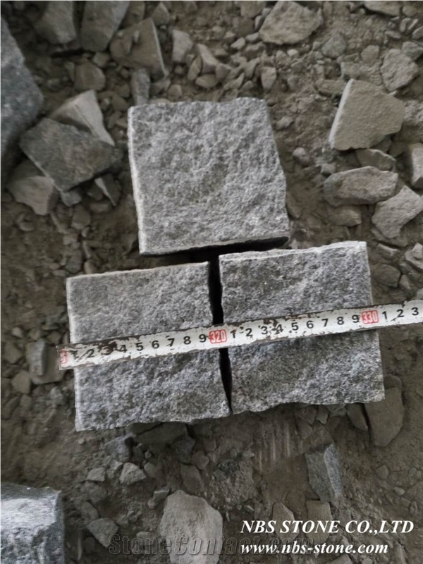 G654 Granite Cube Stone Chinese Cheap Granite Paving Stone,For Garden Stepping Pavements