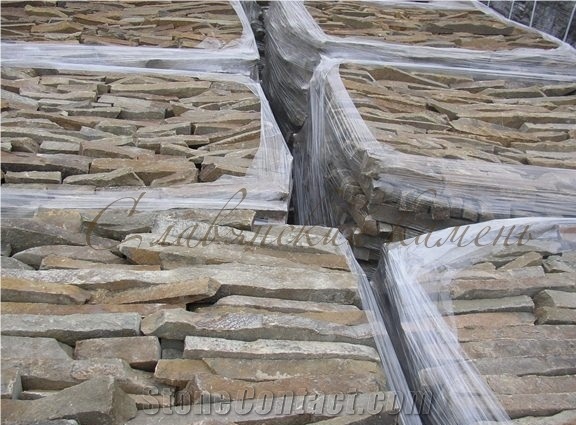 Wall Panel, Split Face Cladding Sandstone Tile, Decorative Format Tile, Nature Cultured Stone Panels