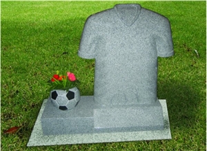 New G603 Granite Football Monument China Grey Granite Monument & Tombstone