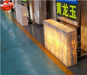Golden Dragon Onyx Slabs & Tiles, China Yellow Onyx